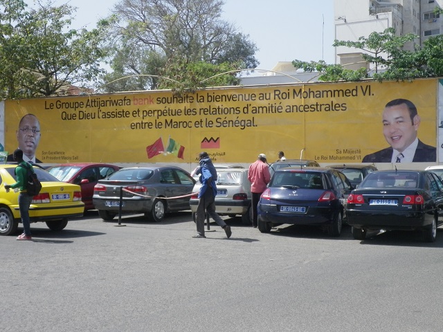 Le roi Mohammed VI, place de l'Indépendance.©Limoune